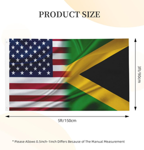 Bandera de <span class=keywords><strong>Jamaica</strong></span> Personalizada al por Mayor, Nuevo Diseño, 3x5 Pies, Bandera de Poliéster de Alta Calidad para Interiores y Exteriores - Product Image 4