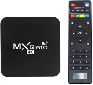 factory cheaper price hot sell led Tv Set-top Box m x +q 4k Android real size 1+8g Smart Tv Set-top Box
