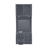 Dispositivo de Protección Contra Sobretensiones BAIWEI BOVVT AC 1P+NPE Tipo Blindado, Tubo de Descarga SPD 275V 385V, Protección Contra Rayos en Modo Diferencial