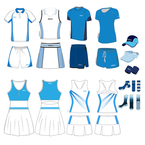 Спортивный комплект Akilex: персонализированная одежда для пиклбола, тенниса и падела, поло с коротким рукавом, быстросохнущая ткань Dry Fit, для женщин - Product Image 4