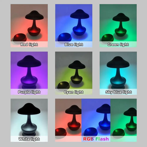 Lampe de bureau moderne couleur RGB16, luxueuse lampe de bureau décorative style champignon rouleau, <span class=keywords><strong>veilleuse</strong></span> portable - Product Image 4
