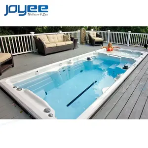 JOYEE Hot Tub Factory Outdoor 3 Person Swim Spa Control Panel Swim Spa Pool With LED Light