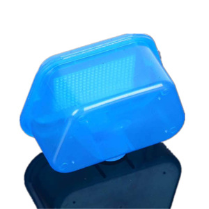 Caja de plástico transparente para cebo de lombriz, accesorio de pesca transpirable que retiene la humedad, contenedor de almacenamiento multiusos - Product Image 4