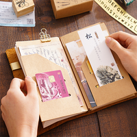 Porte-reçus en kraft noir, porte-documents d'entreprise personnalisé, pochette pour cartes de visite, dossier de rangement pour billets et documents