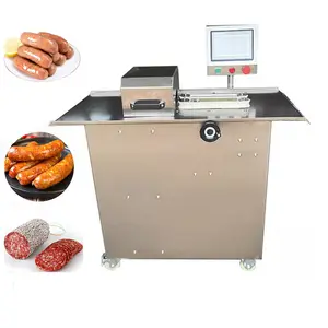 Máquina automática de atado de salchichas, máquina de atado de Chorizos, torsión de salchichas
