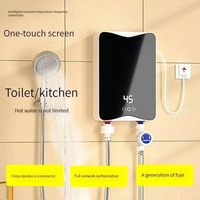 Chauffe-eau électrique instantané sans réservoir de 5,5 kW chauffe-eau intelligent auto-modulant sans pertes en veille douche domestique eau chaude