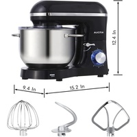 1500W personnalisation maison cuisine électrique métal gâteau aide 6.5L 7L 8L 10L bol support mélangeur de nourriture machines