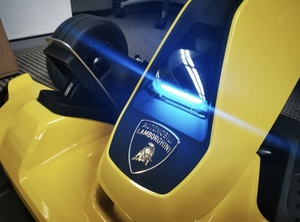 Segway Ninebot Electric <span class=keywords><strong>Lamborghini</strong></span> Style Pedal <span class=keywords><strong>Go</strong></span> <span class=keywords><strong>Kart</strong></span> Coche de carreras al aire libre para niños y adultos - Product Image 2