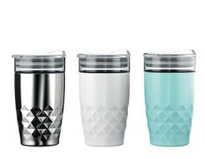 Cốc Giữ Nhiệt Cà Phê Bằng Thép Không Gỉ Hai Lớp 12Oz Với Chèn Thủy Tinh Borosilicate - Product Image 3