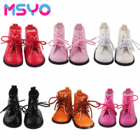 Chaussures de poupée miniatures en PVC personnalisées MSYO, chaussures pour poupées de 18 pouces pour filles, styles multiples, OEM, chaussures pour poupées de 18 pouces