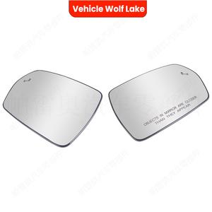 Cristal de Espejo Lateral para Ford Edge 2020-2024 con Monitoreo de Punto Ciego, Repuesto Plateado, Izquierdo y Derecho - Product Image 2