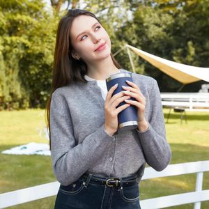 30 oz <b>Tumbler</b> with Lid and <b>Straw</b>, Stainless Steel <b>Tumblers</b> Bulk, Insulated Vacuum Double Wall Travel Coffee Mug, Durable Powder - Product Image 5