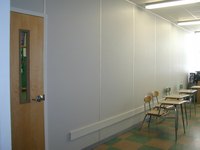 Cloison mobile coulissante moderne pour écoles et salles de classe avec isolation acoustique pour salles de conférence et restaurants