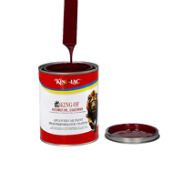 Peinture automobile liquide acrylique 2K rouge violet foncé B16, haute brillance, résistance aux UV, peinture de finition en spray pour voiture