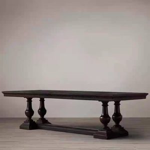 <span class=keywords><strong>Table</strong></span> à manger <span class=keywords><strong>carrée</strong></span> en <span class=keywords><strong>bois</strong></span> massif pour <span class=keywords><strong>8</strong></span> <span class=keywords><strong>personnes</strong></span>, design français, style vintage, emballée avec du mousse et du <span class=keywords><strong>bois</strong></span>, montage facile - Product Image 3