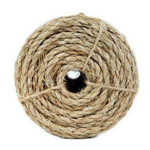 <span class=keywords><strong>Corde</strong></span> d'emballage en <span class=keywords><strong>sisal</strong></span> torsadé de <span class=keywords><strong>1</strong></span>/4 <span class=keywords><strong>pouce</strong></span>, qualité supérieure, multi-usages, 3 brins, robuste, 100 pieds, griffoir pour chat avec motif de jardin - Product Image 6