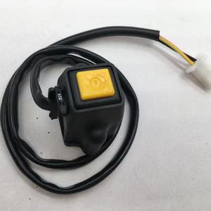 Accessoires pour Motos, Interrupteur de Démarrage et d'Arrêt Carré pour Moto Tout-Terrain, Interrupteur d'Alarme et d'Éclairage, Interrupteur de Puissance pour Klaxon et Phare - Product Image 1