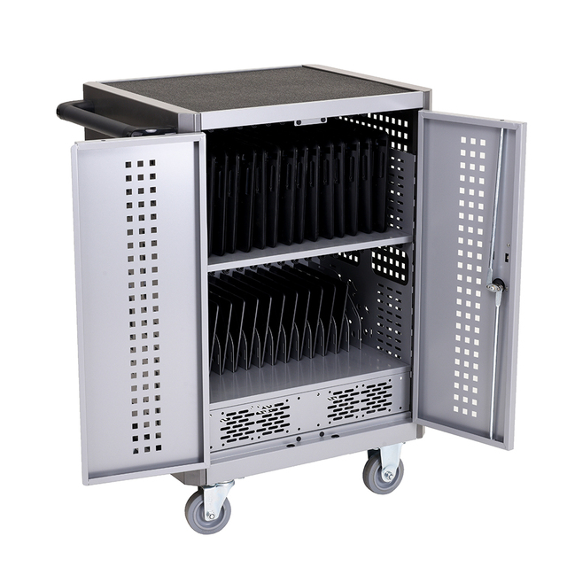 Charging Cart for Ipads Notebook Charge Station Tablet Storage Trolley with 24/25/30/36/40/48 Type c Port