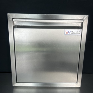 Victory Source Armoire intégrée pour îlot de barbecue de cuisine extérieure à double porte en acier inoxydable pour hôtels et restaurants - Product Image 4