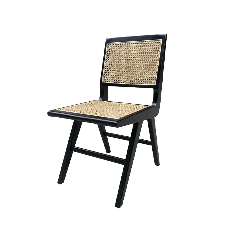 현대 나무 등나무 안락 의자 식당 의자 판매 실내 새로운 간단한 디자인 단단한 나무 의자 도매