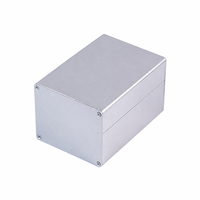Boîtier de commande en aluminium 74*90*130mm, profilé extrudé avec fentes de guidage pour PCB, IP54, pour appareils électroniques et instruments, OEM