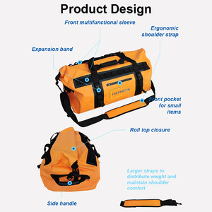 Bolsa de Viaje de Lujo Personalizada con Ruedas y Cierre de Cremallera para Gimnasio, Deportes, Viajes y Escapadas de Fin de Semana, Venta al por Mayor - Product Image 4