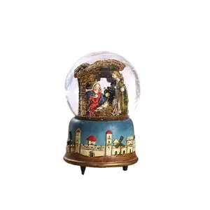 Католический священный хрустальный шар, украшение из смолы, религиозные ремесла, хрустальный шар из смолы, религиозные ремесла