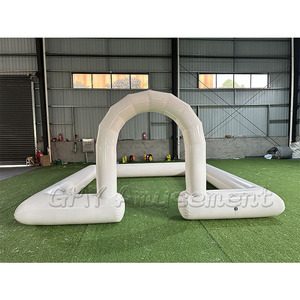 <span class=keywords><strong>Pas</strong></span> <span class=keywords><strong>cher</strong></span> Prix Blanc Couverture Supérieure Piste De Course Gonflable <span class=keywords><strong>Go</strong></span> Kart Piste à Vendre - Product Image 4