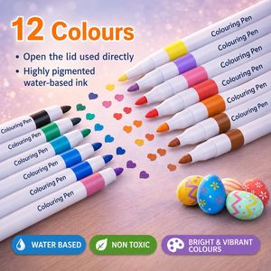 Suitable for School <b>Gifts</b> <b>Cheap</b> Acrylic Paint Set Brush Tip Permanent Marker Pen - Product Image 5
