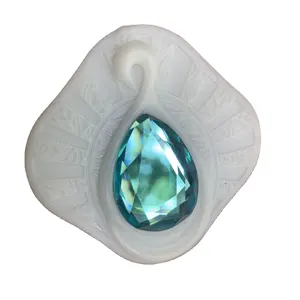 Venta al por mayor de cristal de Aguamarina perlas de cristal perlas de vidrio para hacer bricolaje elegante hecho a mano suministros de joyería