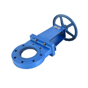 Válvula de cuchilla con brida de acero inoxidable DN125 de 30 pulgadas con elevación cuadrada - Product Image 1