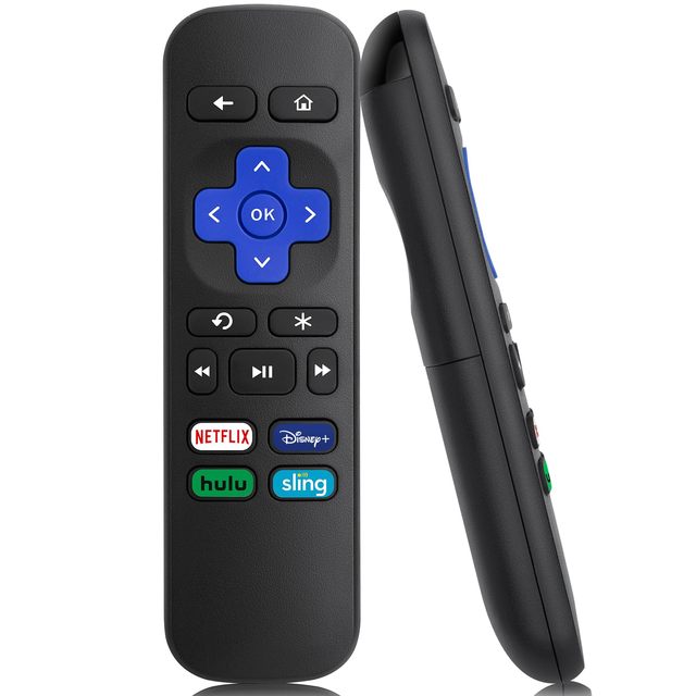Replacement Remote Control Compatible with Roku Box Compatible with Hisense/Onn/TCL/Haier/Sharp/Hitachi/LG/Sanyo/Magnavox/RC
