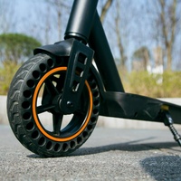 Stock européen, pneus en nid d'abeille solides de 8 pouces, trottinette électrique 36V 10.4Ah, batterie 25 km/h, Kukirin S1Max, trottinette électrique pour enfants
