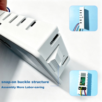 Thermostat intelligent Tuya pour chauffage avec contrôle par application - Thermostat WiFi programmable pour chauffage électrique