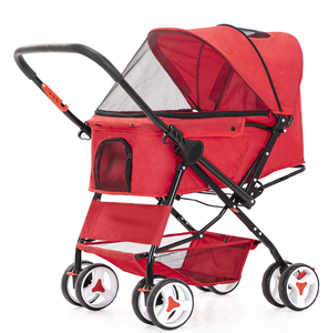 <span class=keywords><strong>Poussette</strong></span> <span class=keywords><strong>pour</strong></span> animaux de compagnie JXB, moderne, luxueuse, <span class=keywords><strong>d</strong></span>étachable, pliable, en métal, à quatre roues, écologique, pliage à une touche, <span class=keywords><strong>poussette</strong></span> de voyage <span class=keywords><strong>pour</strong></span> animaux de compagnie - Product Image 4