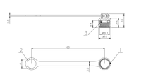 Capuchon anti-poussière étanche en plastique CE RoHS M12/M8 mâle/femelle IP67, livraison rapide en 3 jours
