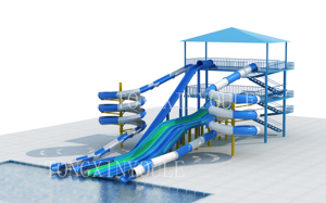 Grande piscine aquatique, grande piscine extérieure résidentielle en fibre de verre, <span class=keywords><strong>toboggan</strong></span> aquatique en <span class=keywords><strong>spirale</strong></span> <span class=keywords><strong>fermé</strong></span> à vendre - Product Image 5