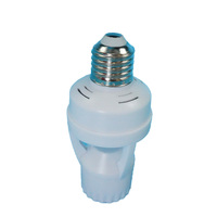 Support d'ampoule de lampe intelligente réglable AC110V 240V capteur de mouvement PIR marche/arrêt automatique vis code Dip support de lampe de capteur de mouvement