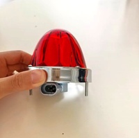 Feu de gabarit latéral de remorque LED H11 personnalisé avec lentille en verre rouge ambre, 12V 24V, jaune et blanc