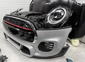 Kit de carrocería de coche <span class=keywords><strong>usado</strong></span> para BMW <span class=keywords><strong>MINI</strong></span> <span class=keywords><strong>Cooper</strong></span> S JCW F56 labio de parachoques delantero de corte de nariz con parachoques de repuesto de faros delanteros - Product Image 5