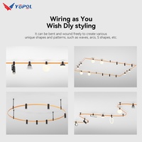 Ceinture de piste magnétique suspendue Système d'éclairage COB Ceinture de suspension magnétique Lumière de piste LED pour une installation facile et des spots réglables