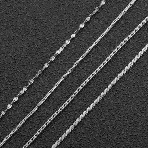 Bán Buôn Không Thấm Nước 18K Vàng Thép Không Gỉ Mỏng Dây Chuyền Xoắn Cuộn Cho Đồ Trang Sức Chuỗi Vòng Cổ Làm - Product Image 5