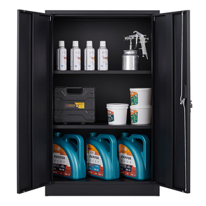 Armoire <span class=keywords><strong>de</strong></span> <span class=keywords><strong>rangement</strong></span> pliante à 2 portes d'usine Lemari Besi Archivad Classeur Mobilier <span class=keywords><strong>de</strong></span> bureau en métal Petite armoire moderne - Product Image 2