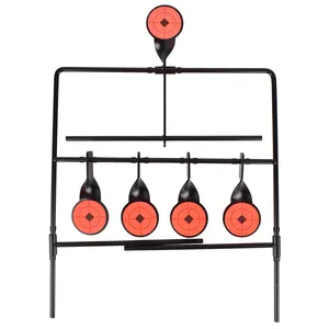 Steel Metal Targets Shooting Air spinning Auto Reset Shooting Target For Hunting Shoot Practice