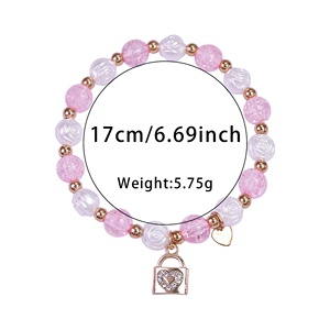 الأفضل مبيعًا 2 سوار مرن من الخرز للأطفال قابل للتعديل للنساء - Product Image 2