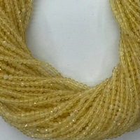 Fournisseurs de pierres précieuses naturelles Perles rondes en croûte de citrine taillée de haute qualité pour la fabrication de bracelets et de colliers pour femmes