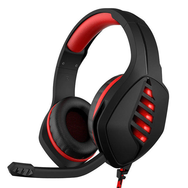 Gaming Headset USB Wired LED Headphones for PS4 PC Laptop Games J1 Headphone Headset With Microphone