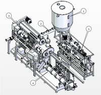 Conception de projet de moulin à aliments pour animaux Mufeng 5-15 T/H, ligne de production de granulés d'aliments pour poissons flottants et coulants avec le prix