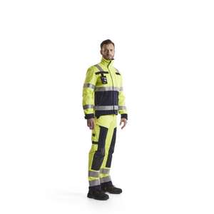 BLAKLADER - 157815143389D108 Pantalon d'artisan Multinorm haute visibilité Jaune/Bleu marine-Vêtements de travail résistants aux flammes EAN 7330509516577 - Product Image 3