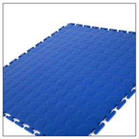 Dalle de sol à emboîtement en PVC robuste pour garage atelier entrepôt-revêtement de sol en plastique durable